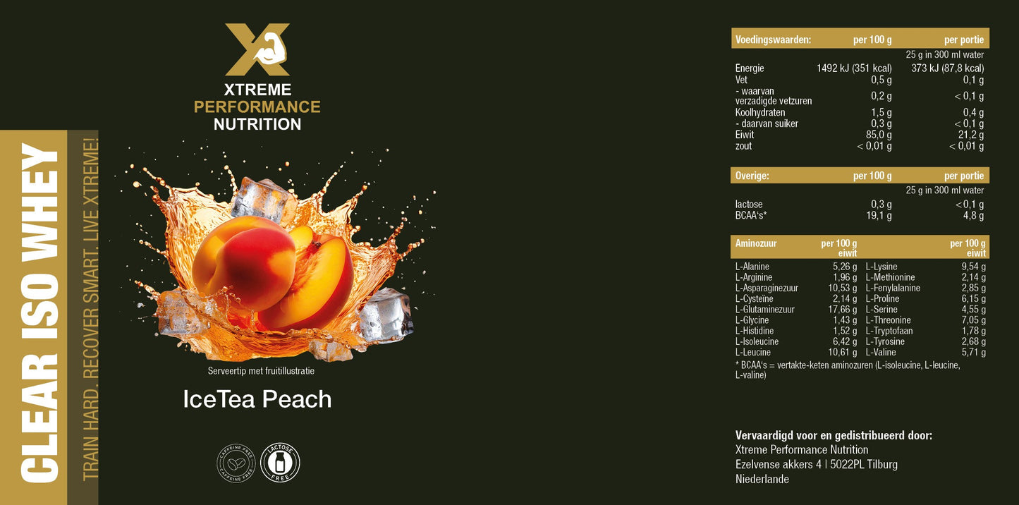 Clear Iso Whey - IceTea Peach (400g)
