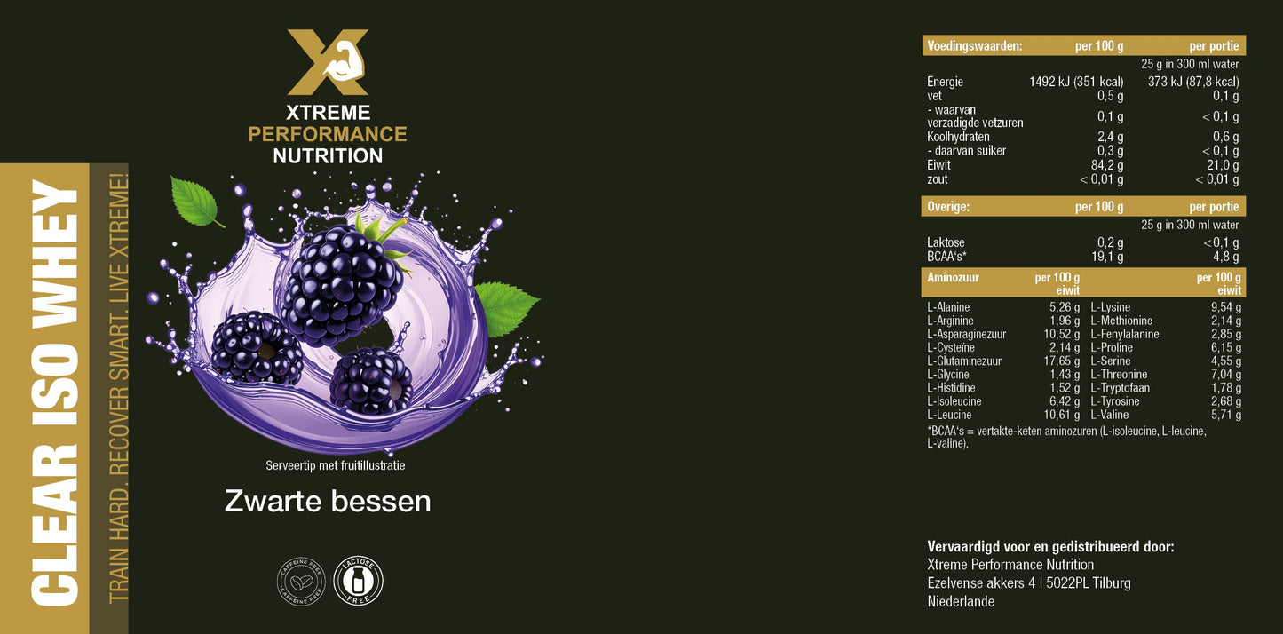 Clear Iso Whey - Zwarte Bessen 400g